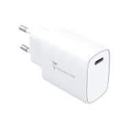 TECHMADE CARICABATTERIE 20W 1 PORTA USB-C OUTPUT FAST CHARGE